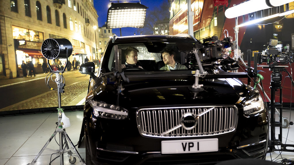 Virtual Production: Garden Studios Expands Stage With Brompton - Garden Studios’ virtual production stage uses an LED backdrop to create realistic driving scenes (Image: Jasmin Shah) Garden Studios’ virtual production stage uses an LED backdrop to create realistic driving scenes (Image: Jasmin Shah)