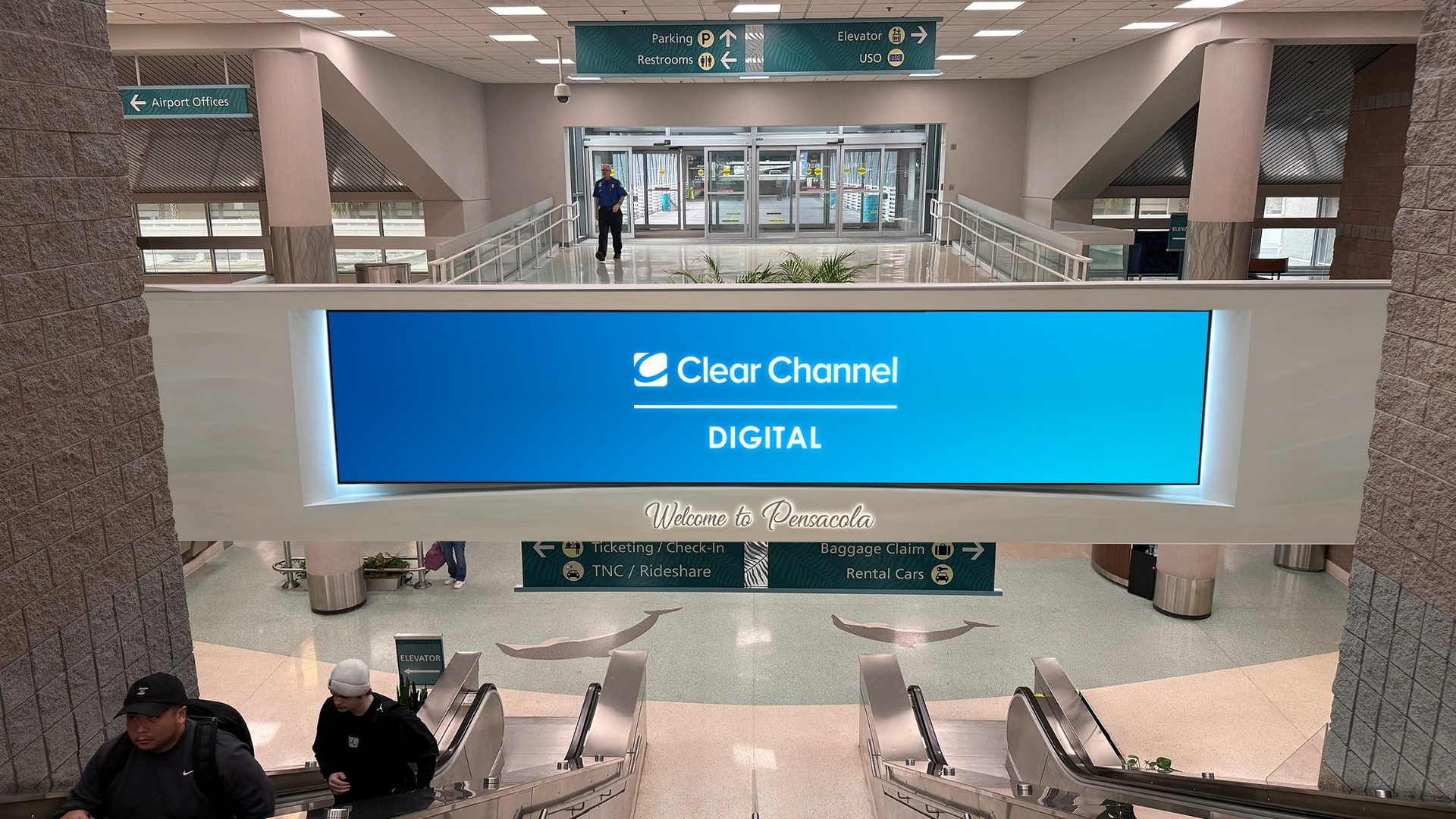 DooH: Clear Channel Outdoor Wins Pensacola Airport Advertising Contract - Clear Channel Outdoor will upgrade the advertising network at Pensacola International Airport with new digital and static formats (Image: Clear Channel Outdoor) Clear Channel Outdoor will upgrade the advertising network at Pensacola International Airport with new digital and static formats (Image: Clear Channel Outdoor)