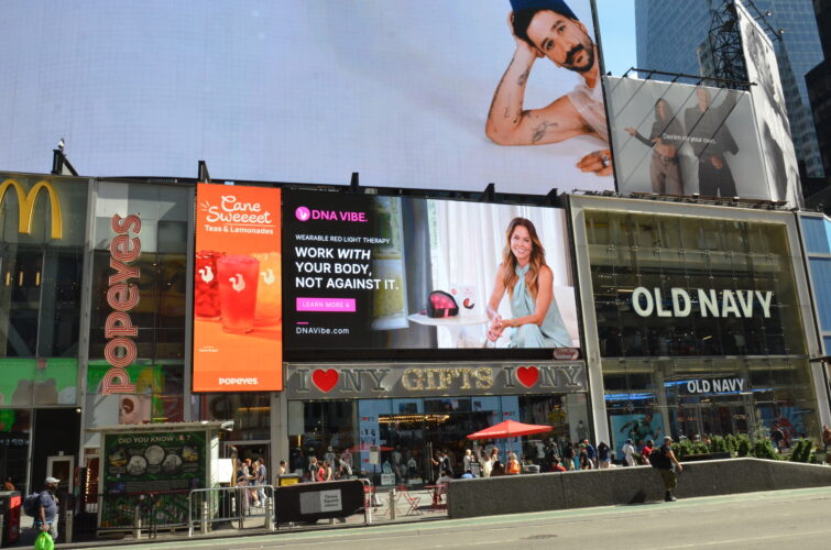 DNA Vibe Takes Wellness Campaign To Times Square