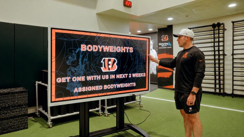 Samsung Displays Help Cincinnati Bengals Prepare For Game Day