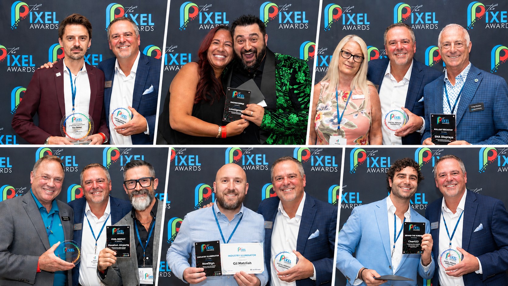 Winners of the inaugural DSF Pixel Awards (Images: DSF)