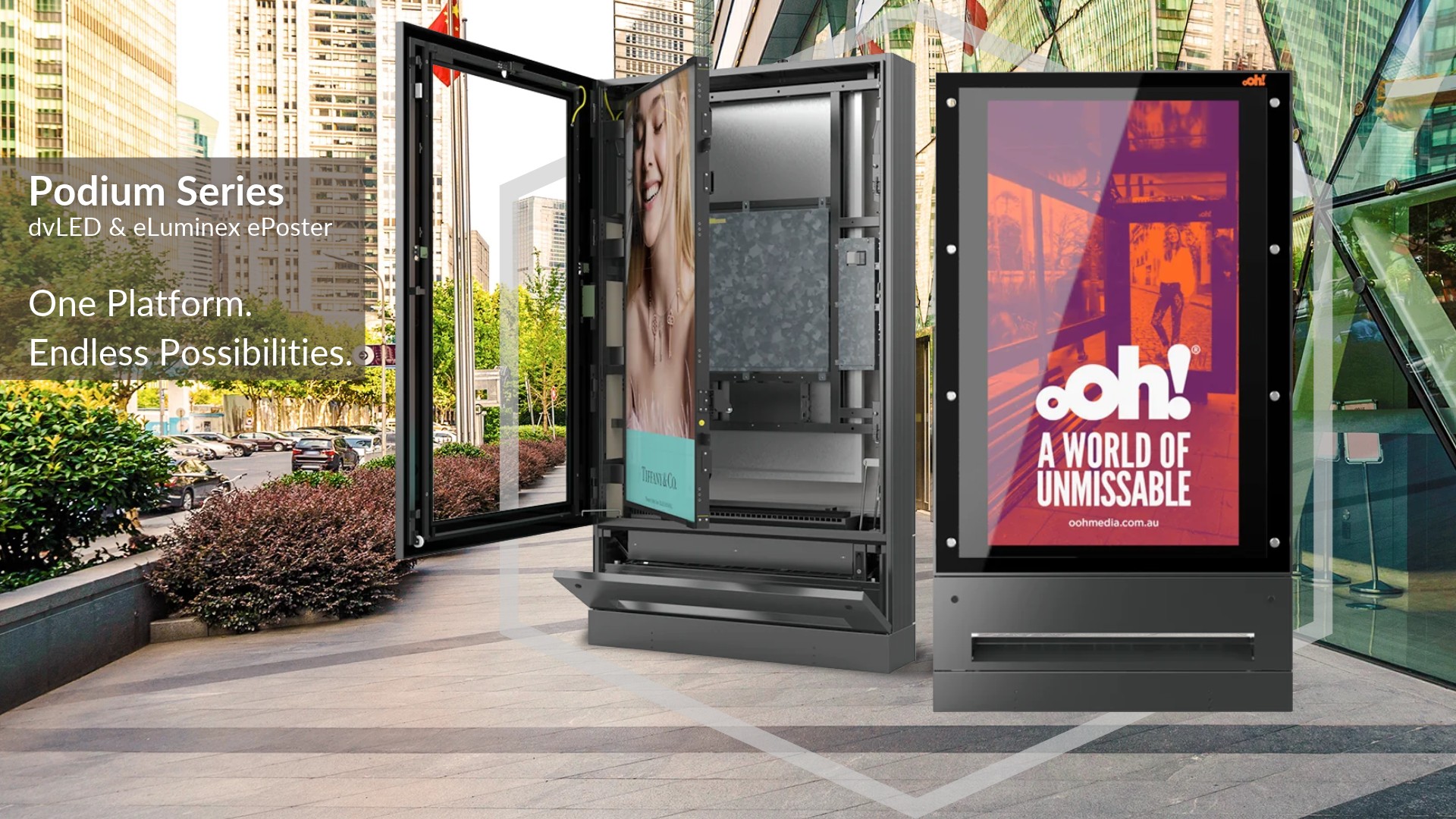 With E Ink Kaleido 3: Praevar Adds E-Paper To Outdoor Display Range - Praevar's expanded Podium Series adds E Ink Kaleido 3 color e-paper and LED options to its outdoor display platform. (Image: Praevar) Praevar's expanded Podium Series adds E Ink Kaleido 3 color e-paper and LED options to its outdoor display platform. (Image: Praevar)