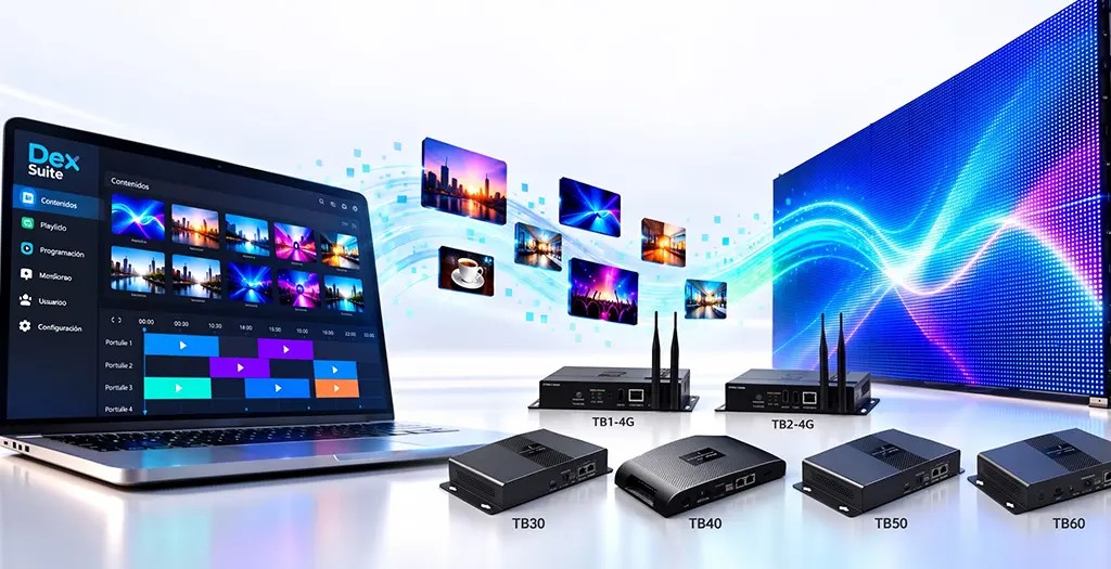 Digital Signage Software: SIA Interactive Brings Dex Suite to Novastar - SIA Interactive's Dex Suite platform integrates with Novastar Taurus controllers, letting LED displays run without a separate media player (Image: SIA Interactive) SIA Interactive's Dex Suite platform integrates with Novastar Taurus controllers, letting LED displays run without a separate media player (Image: SIA Interactive)
