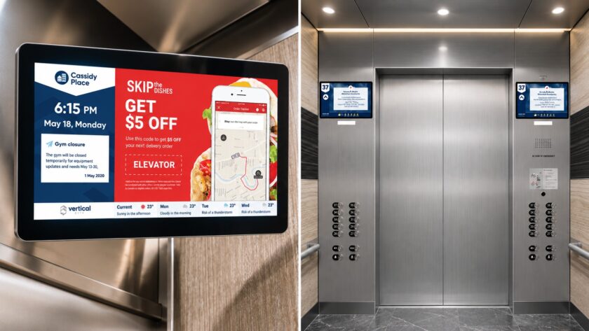 Vertical City Reaches 10,000 Elevator Screens