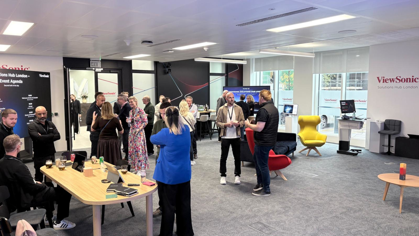 Viewsonic’s new Solutions Hub is located in central London. (Image: invidis)