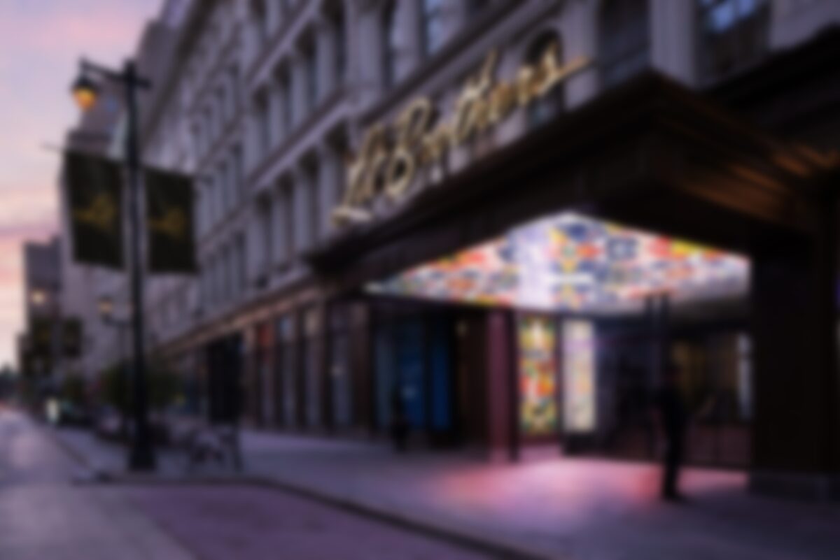 Iconic Philly Department Store Building Adds Gorgeous LED Digital Entry Canopy