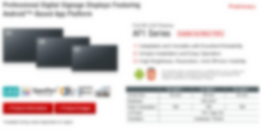 Panasonic Adds Built-In Media Players To Displays; Includes Android Support