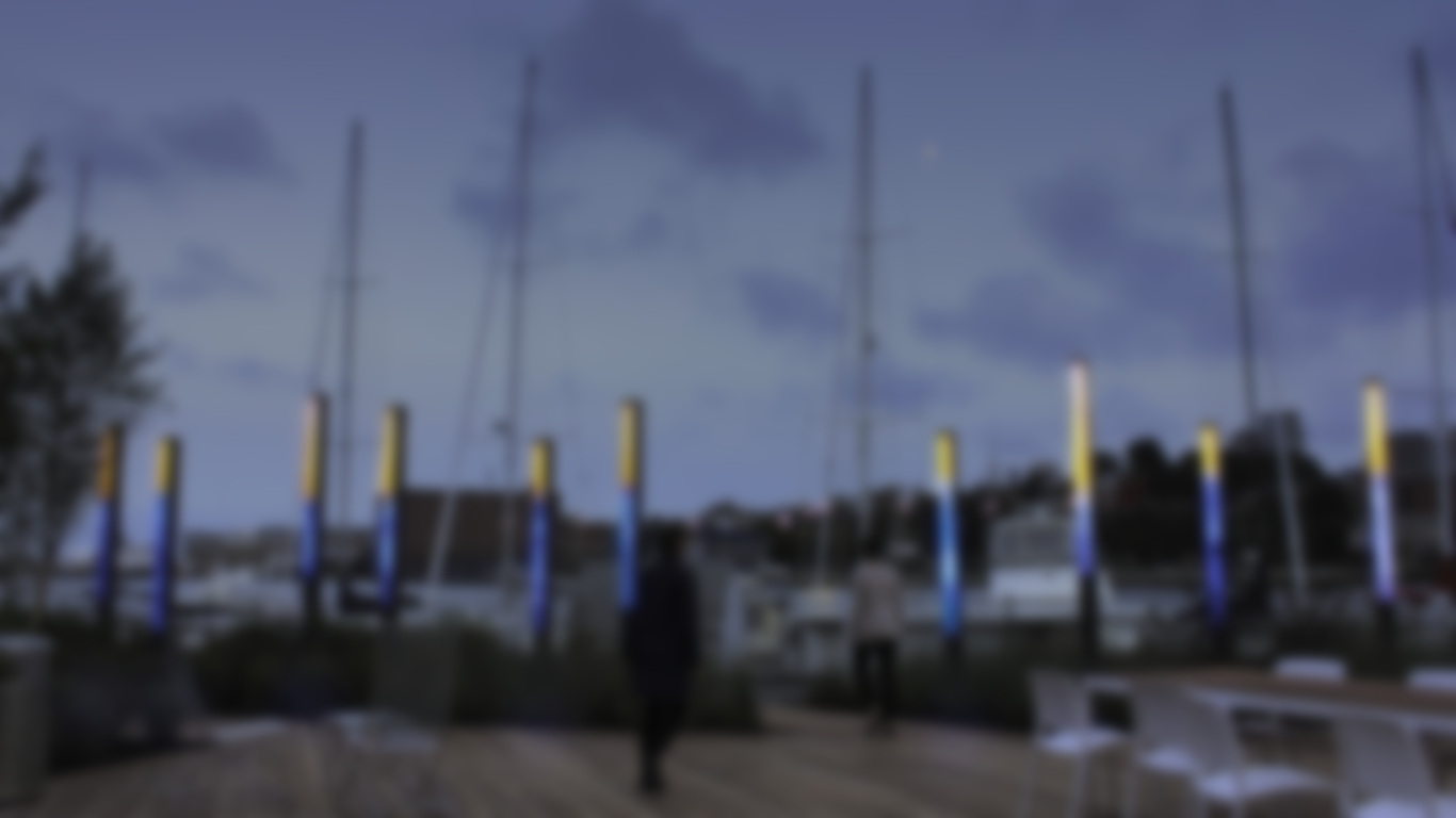 LED Light Displays Show The Ebb And Flow Of Boston’s Tides, Using Data Visualization