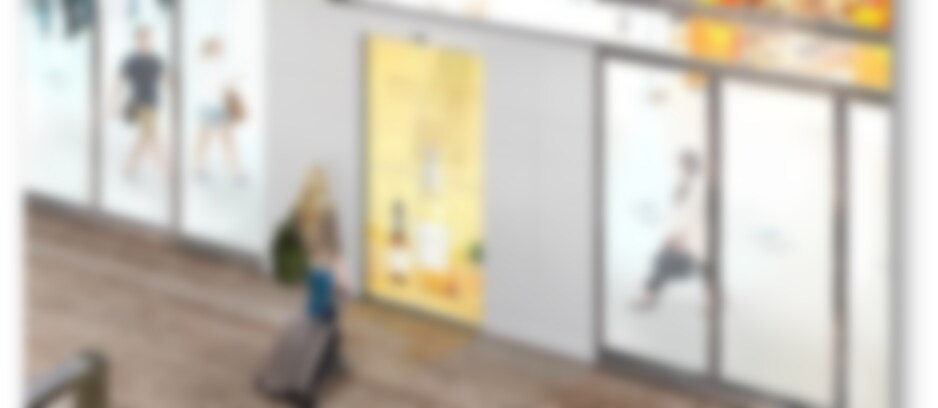 LG, ASSA ABLOY Partner On OLED Displays Embedded In Sliding Automated Doors