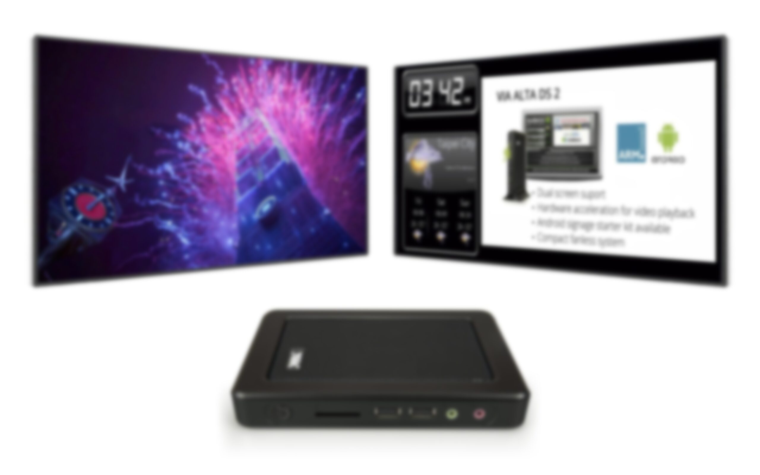 VIA, Capital Networks Certify Rare Beast: One Commercial Android Digital Signage Player With 2 Distinct Outputs
