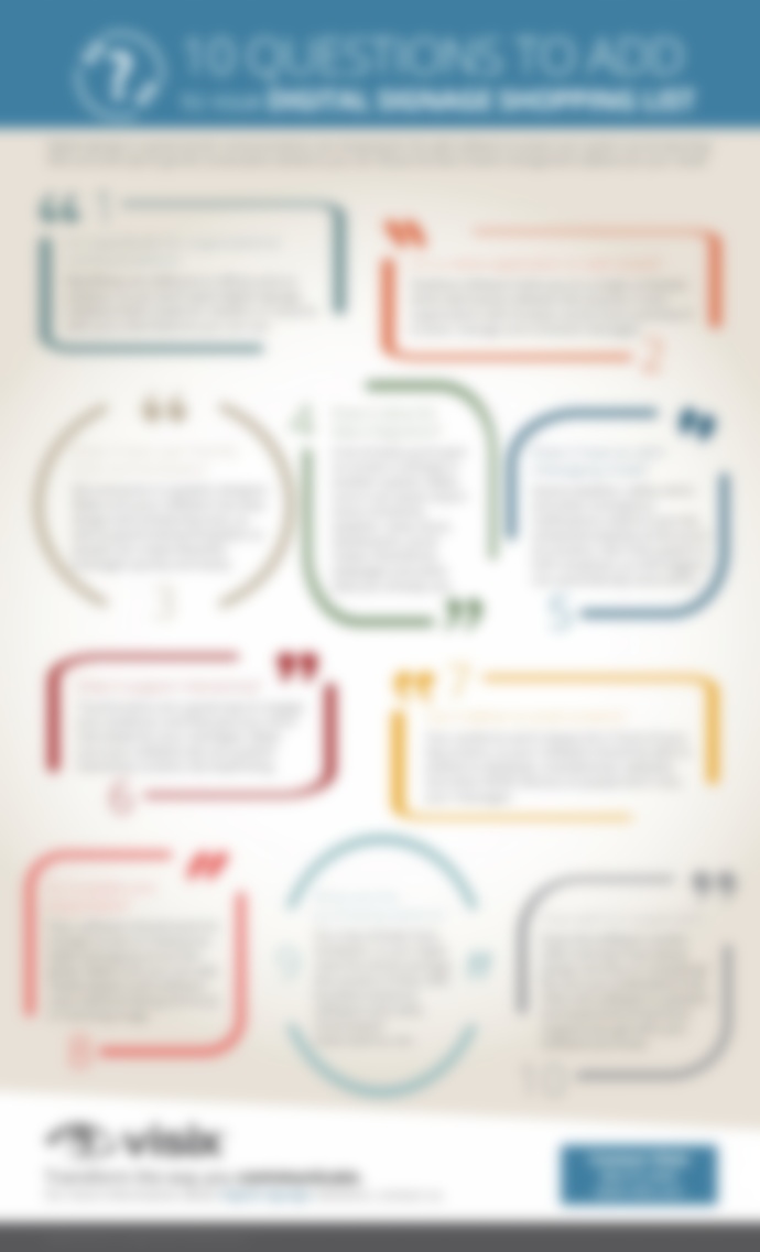 10 Questions To Ask When Buying Digital Signage Software