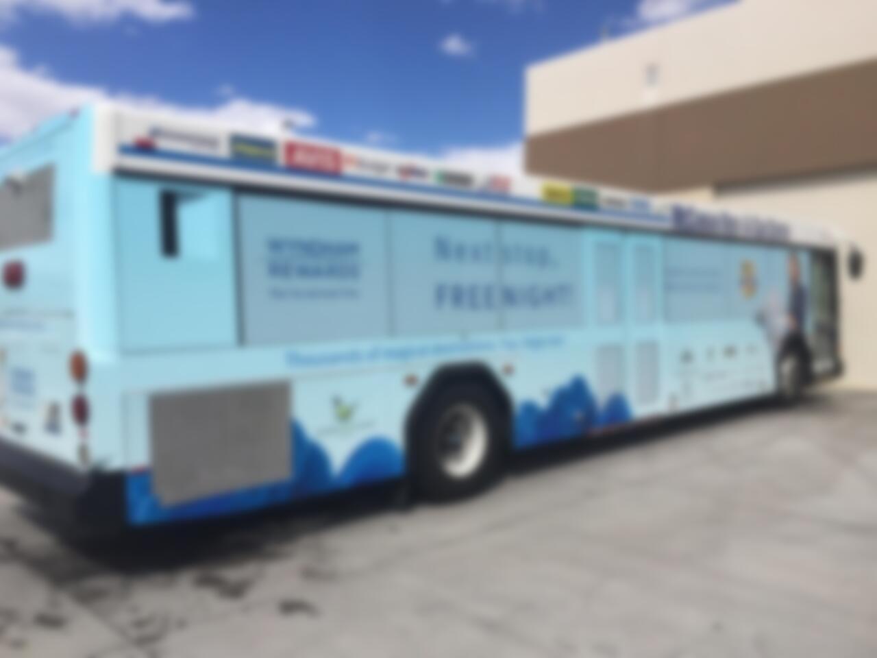 Vegas Airport Car Rental Shuttles Now Kitted Out With GPS-Enabled Ad Screens Inside