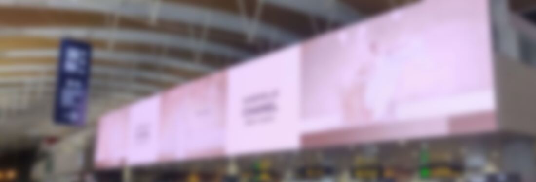 Shanghai’s Pudong Airport Adds Massive LED Board In Departures Hall