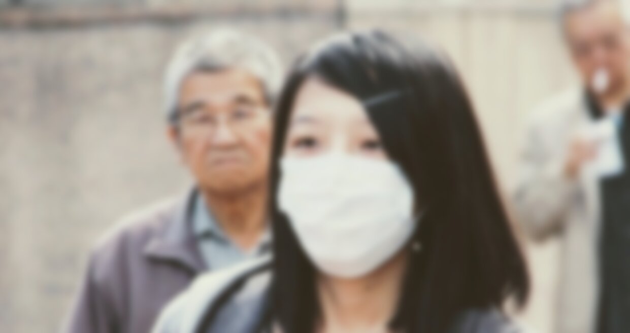 woman in mask - China