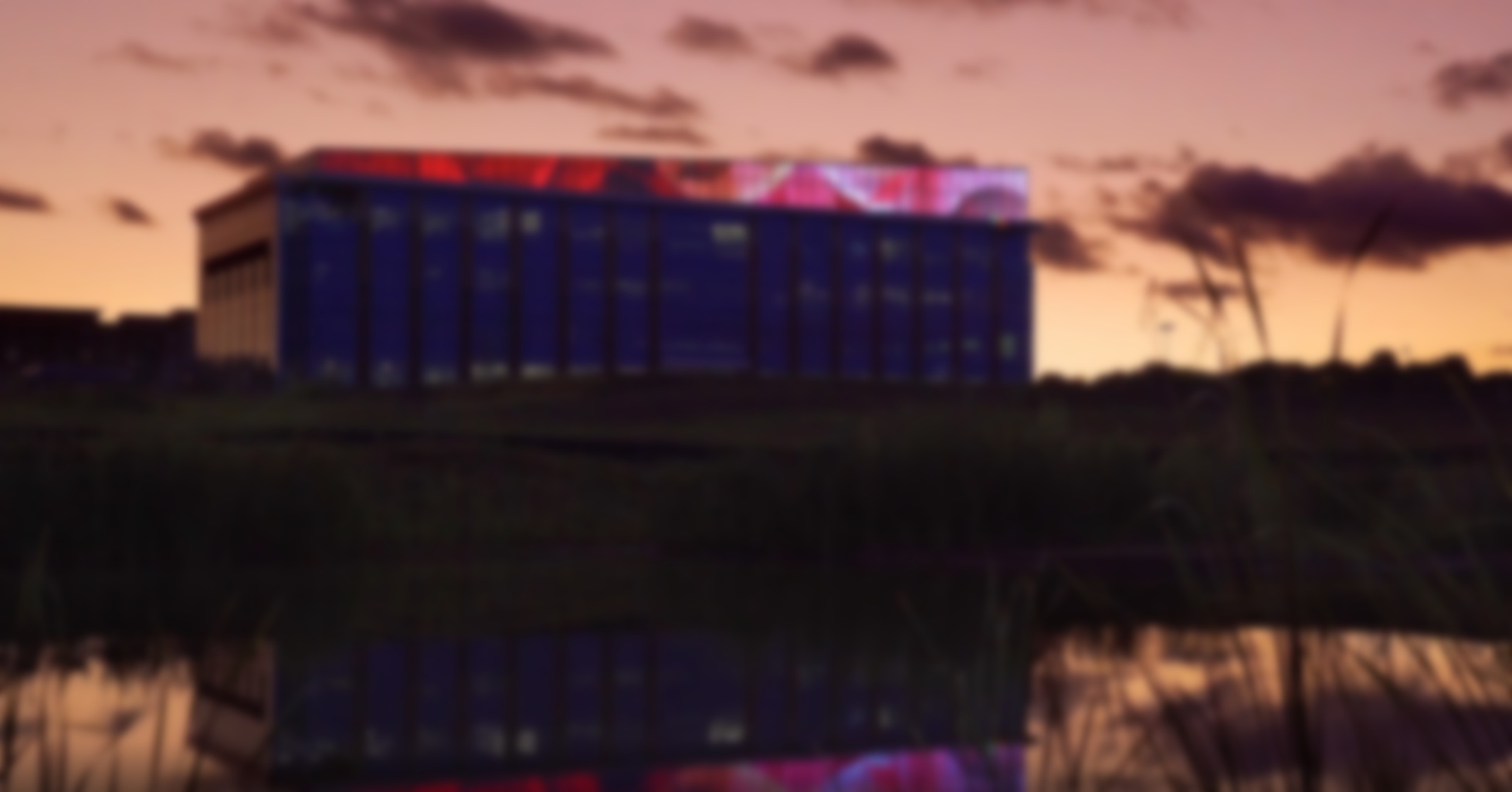 Suburban KC Office Block Adds Art-Driven LED Header To Facade