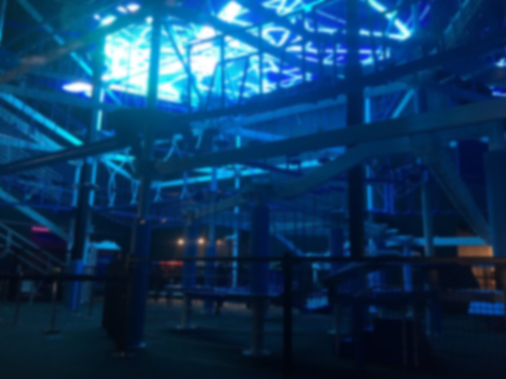 Biggest Indoor LED Mesh Ceiling In N.A. Switches On … In Maine Furniture Store