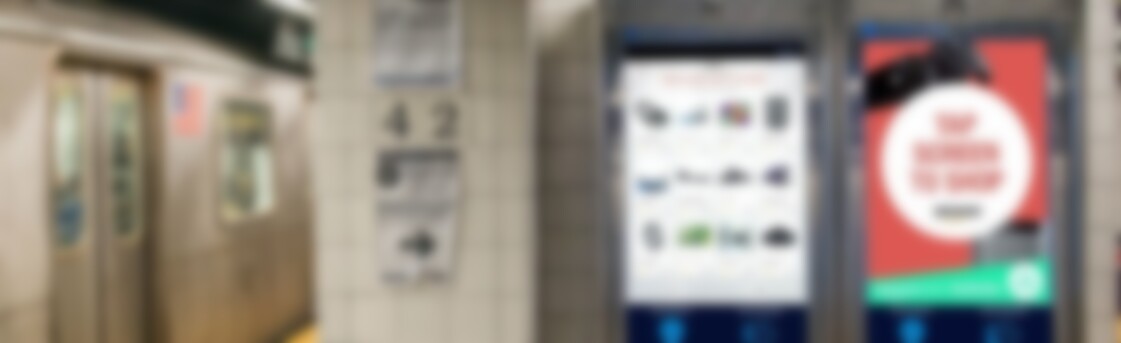 Projects: Interactive Amazon Storefronts In NYC Subway Stops