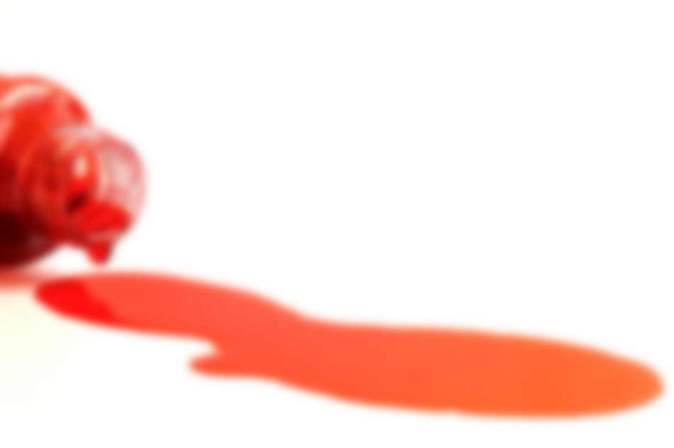 Red Ink: CRI Down $3.9M, So Far, For 2016 - Spilled a bottle of red ink on white background