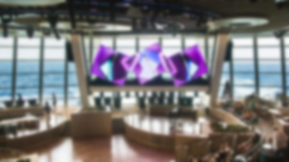 Cruise Line Uses Robotic Arms For Choreographed LED Screen Shows