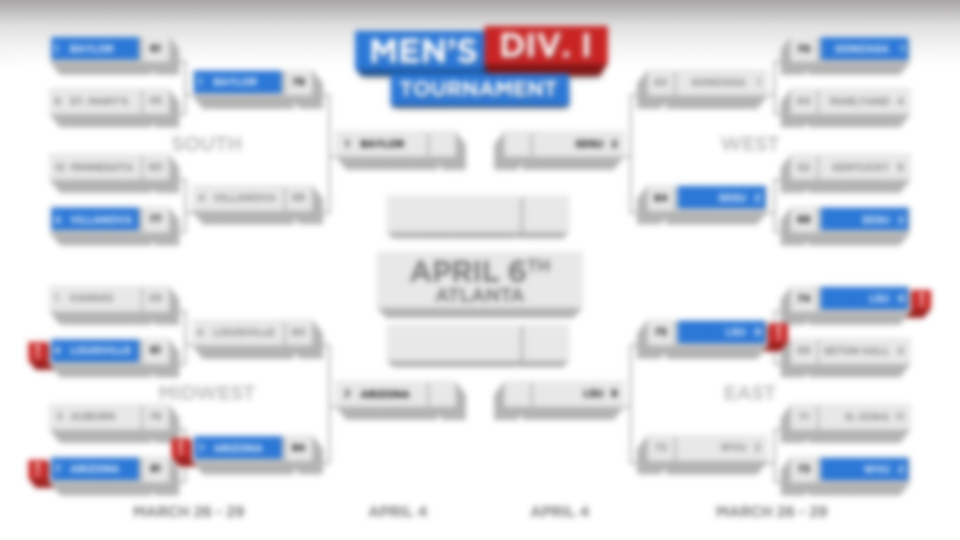 Screenfeed Again Providing Visual Aids For March Madness March Madness