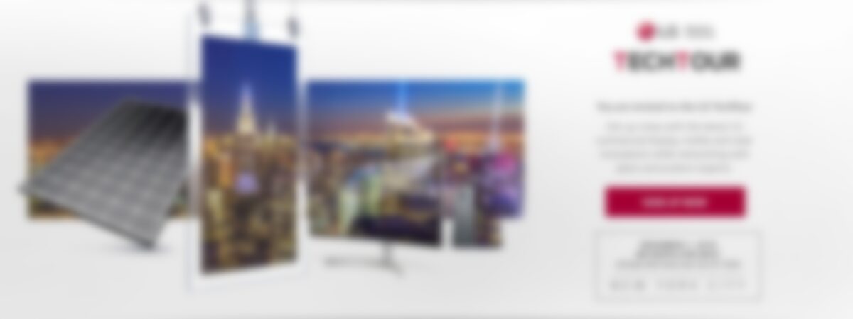LG Holding Nov. 1 Tech Tour Digital Signage Event In NYC