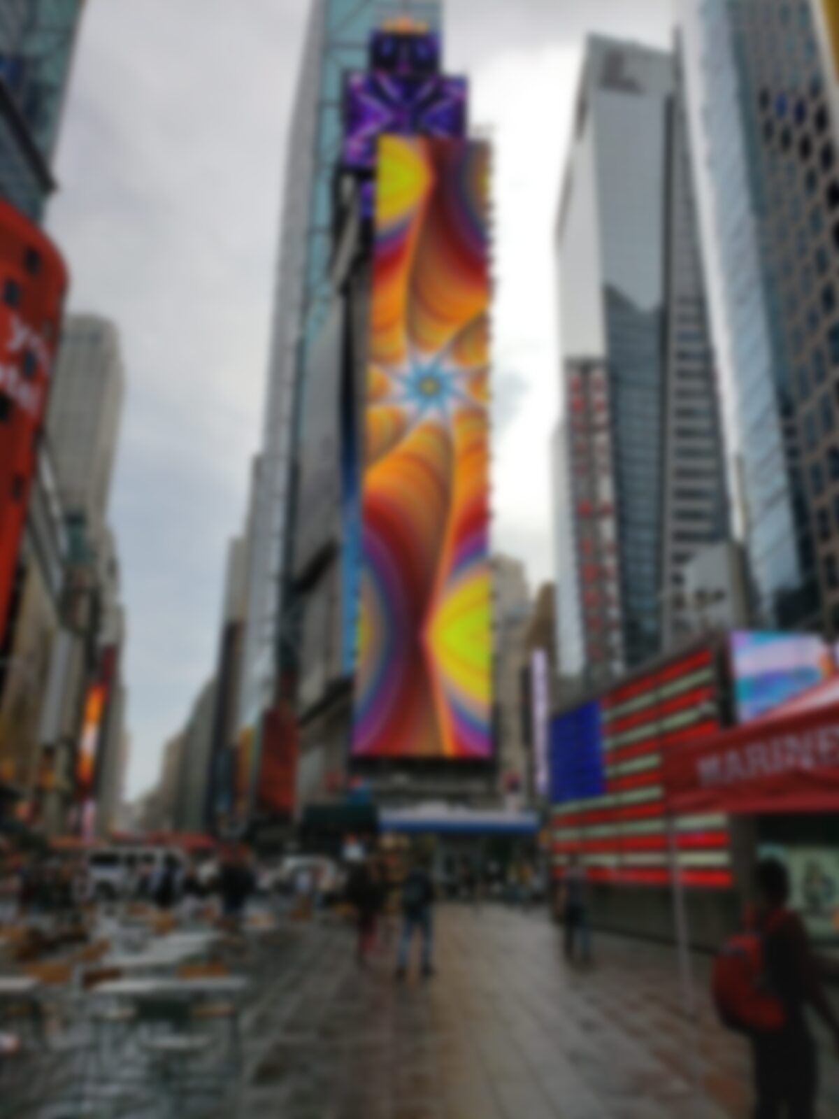 First Look: Giant New LED Board At One Times Square In NYC