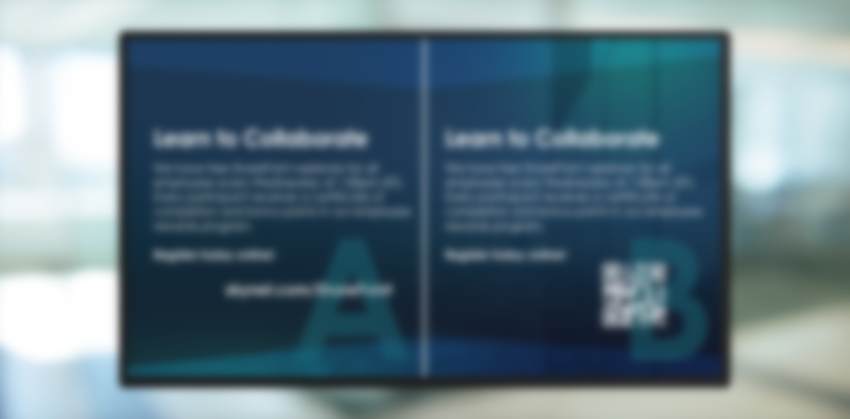 How To Make Your Digital Signage More Effective, With A/B Testing