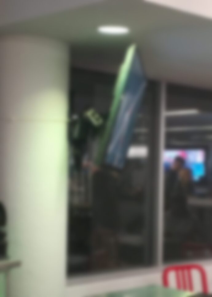 Why Bolt On A Screen When You Can Zip Tie It In Place?