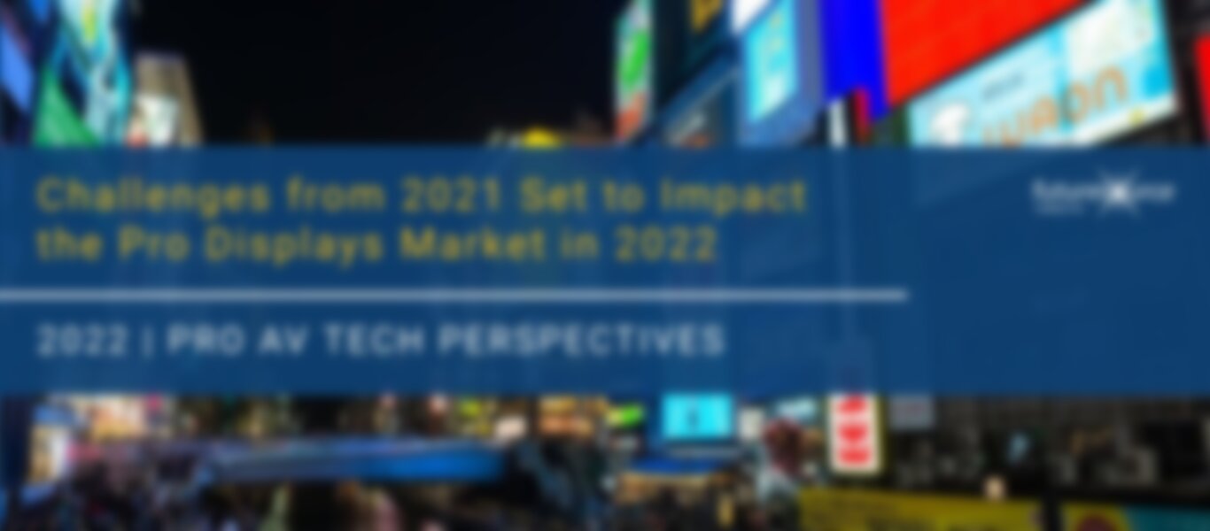 Commercial Flat Panel Display Volume up 20.1% Year-On-Year, Projection Flat: Futuresource