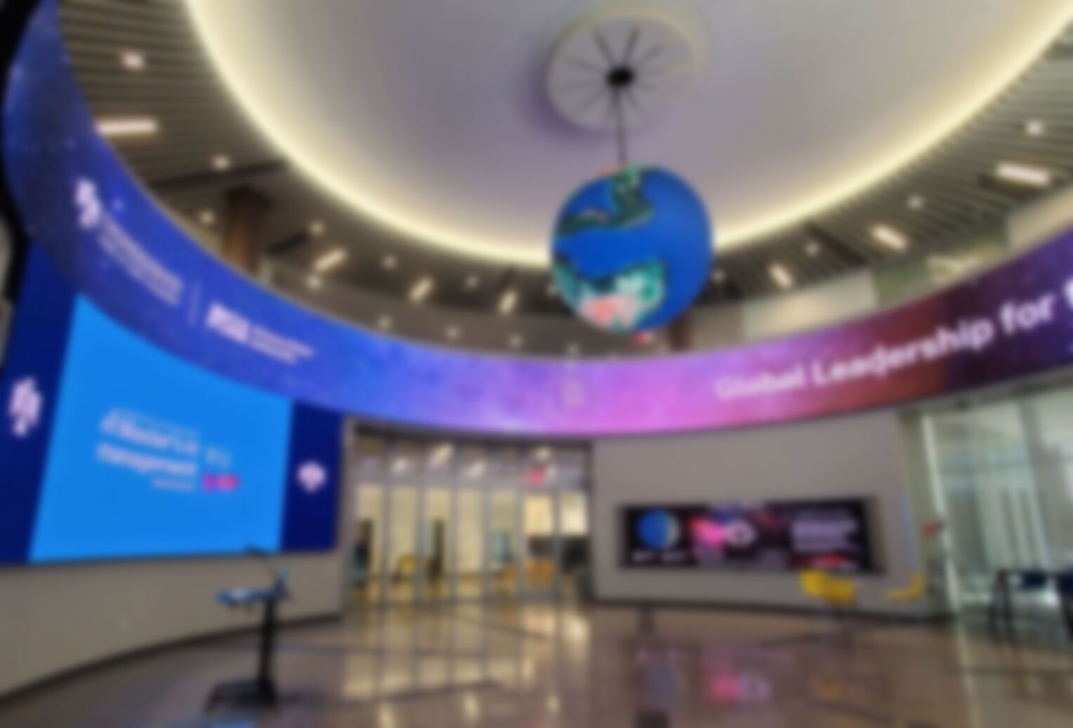 ASU Management School Uses LED Halo, Suspended Globe, At New Building