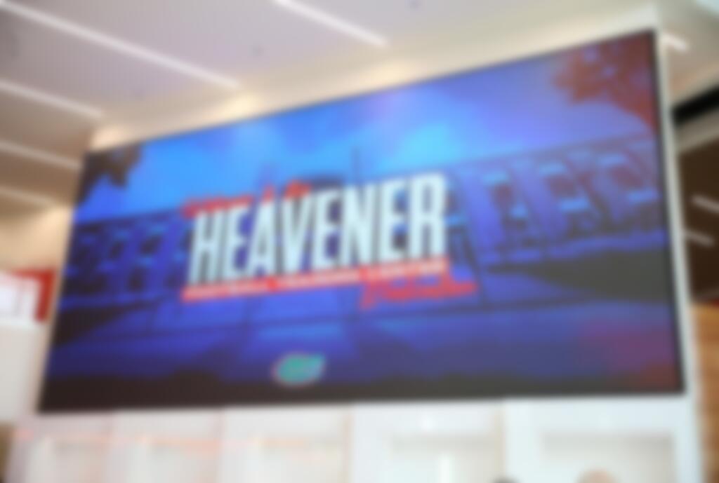 Scoreboard-Sized LED Wall Greets Student Athlete Prospects At Univ. Of Florida