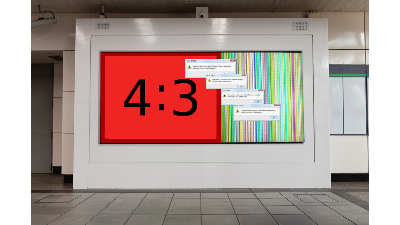 Seven Reasons Why Your Digital Signage Job May Look Like Crap