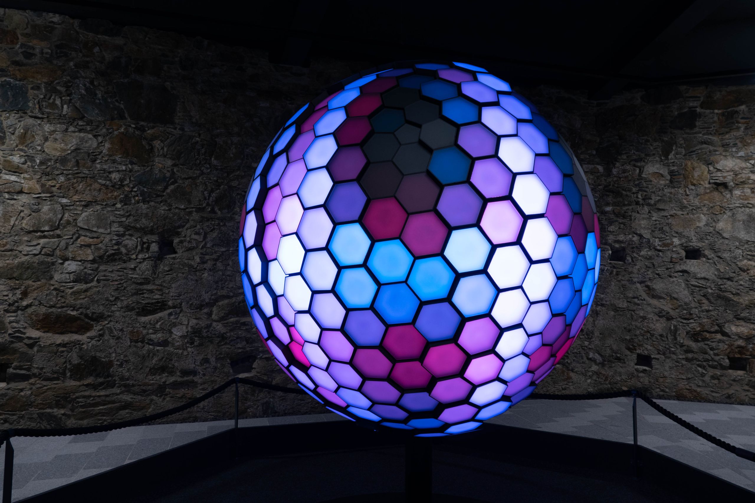 Here’s A Much Smaller LED-Lit Sphere, But This One Is Kinetic And Called Morph