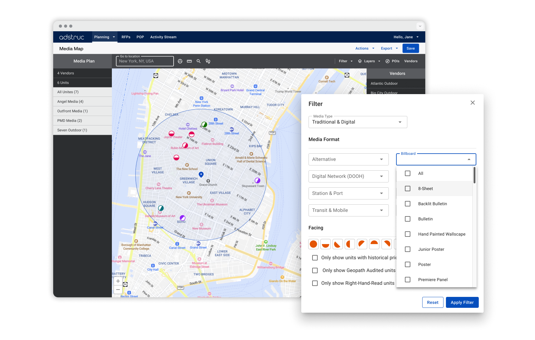 Vistar Media Bulks Up DOOH/OOH Capabilities, Adding Planning Workflow Tools Via ADstruc Acquisition