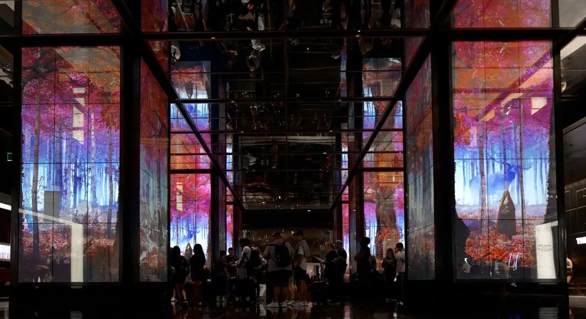 Little Red Riding Hood’s Tale Visualized In New LV Cosmo Lobby Creative