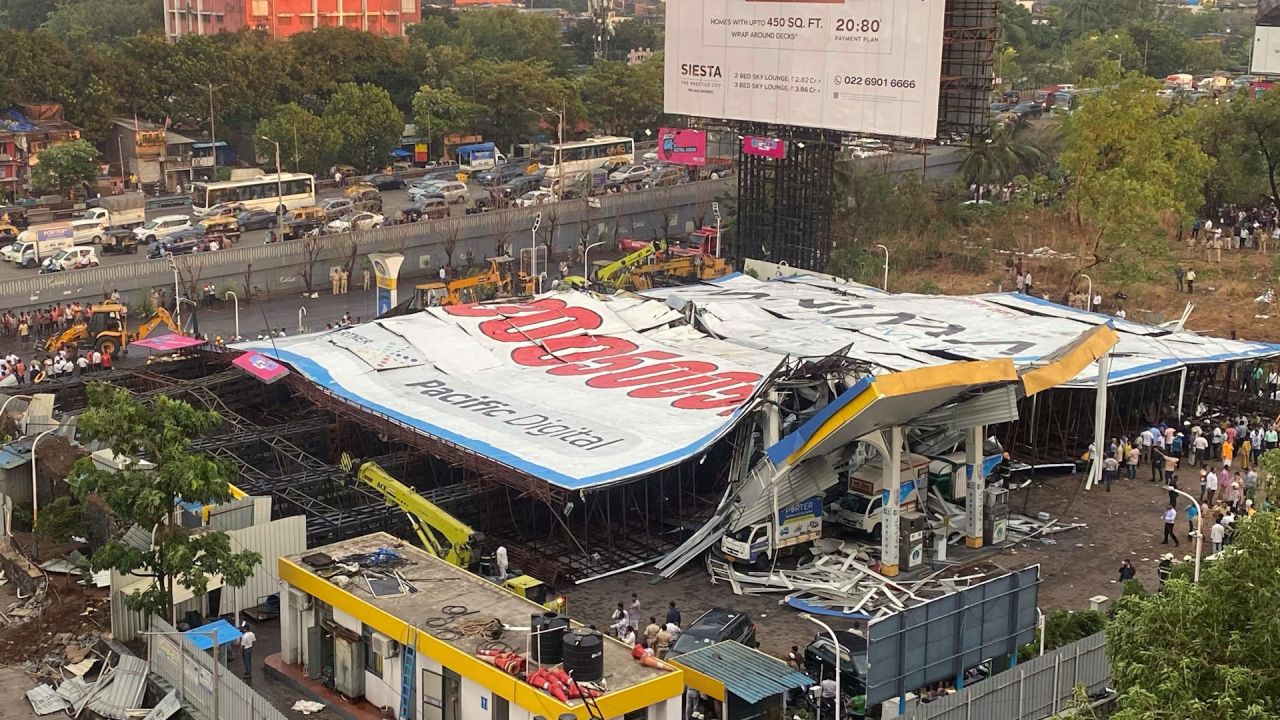 Mumbai Billboard Collapses In Storm, Killing 16 People, Injuring 75 Others