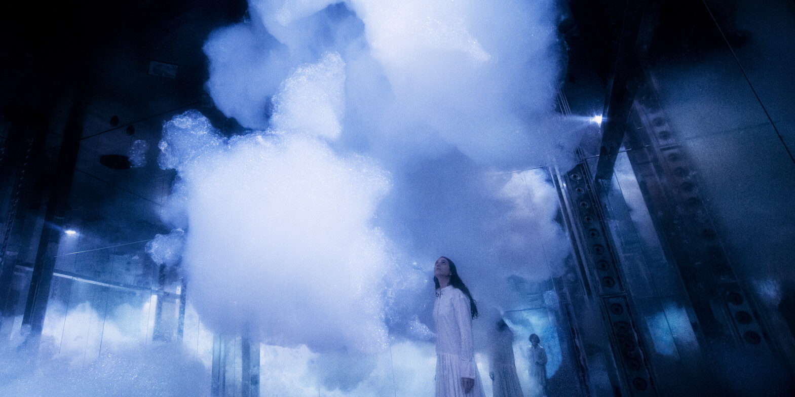 Panasonic’s InfoComm Exhibit Bling Includes Projected Clouds Made From Misty Soap Bubbles. No, Really …