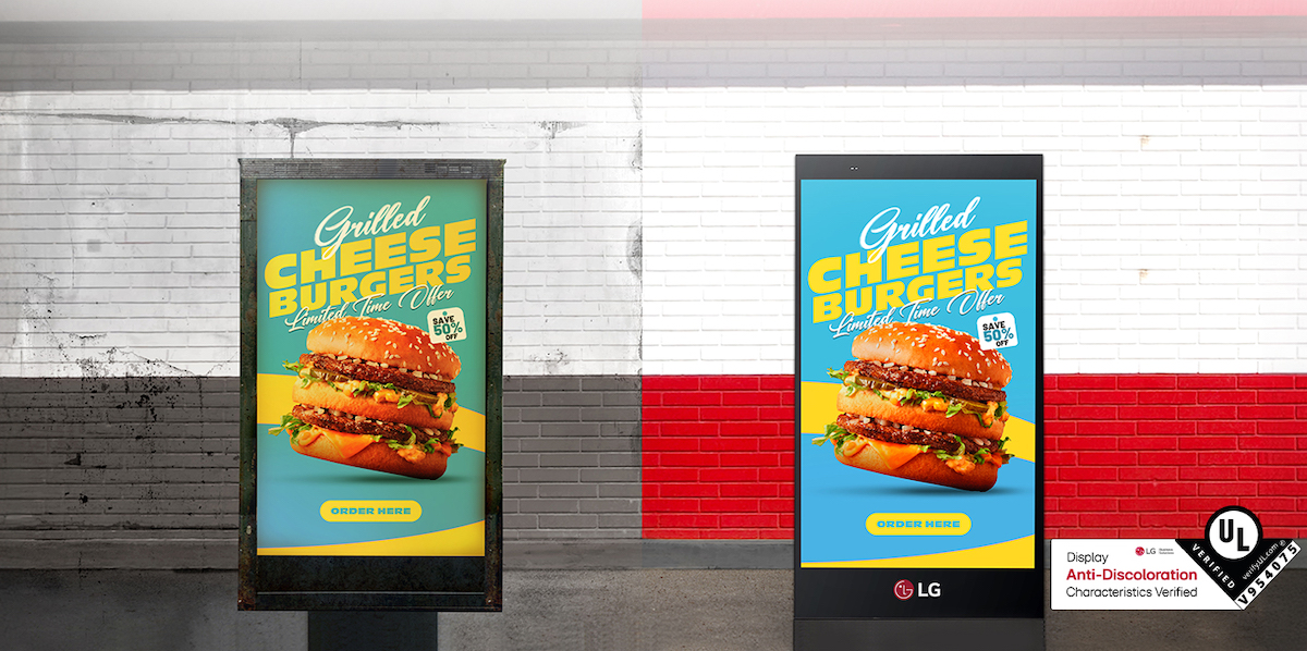 LG Gets UL Verification For Its Sunlight-Battling Anti-Discoloration Tech for Outdoor Flat Panels