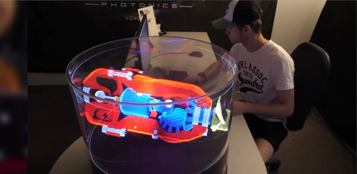 Video: Here’s A Volumetric Display That’s Much Closer To The Pop Culture Idea Of Holograms -