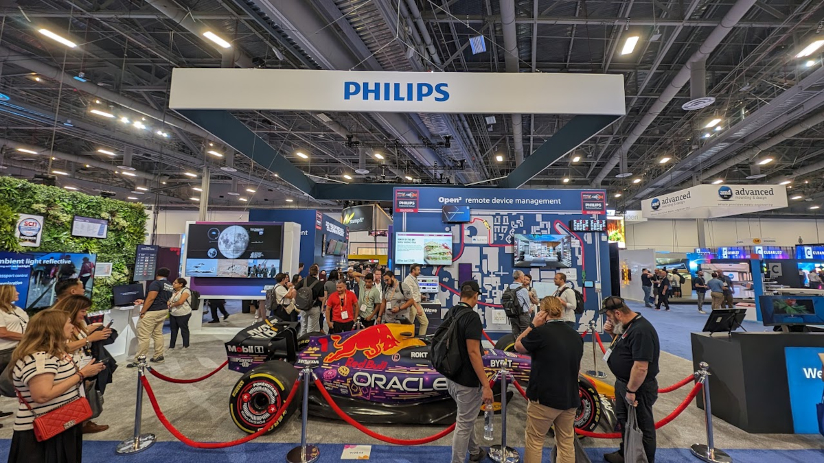 Philips booth at Infocomm 2024 (Image: invidis)