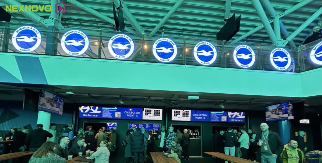 Premier League’s Brighton Switches On UK’s First Transparent LED Glass Balustrade System