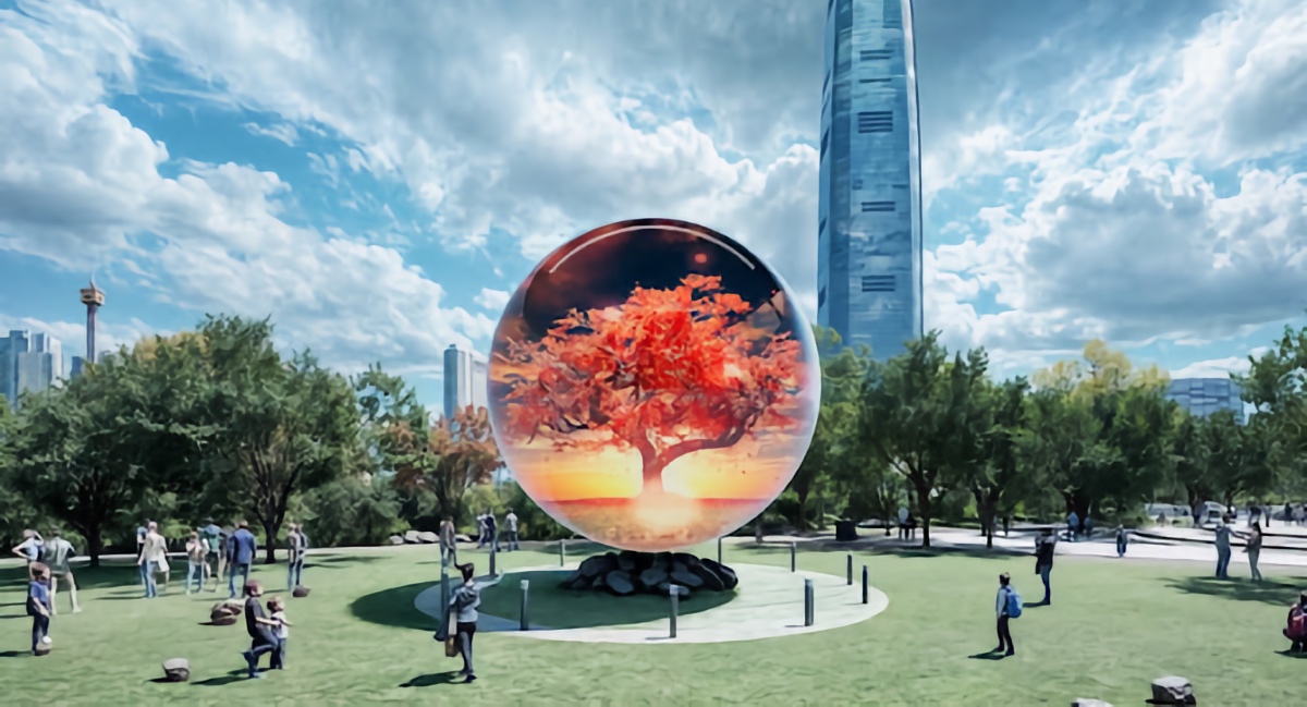 Seoul Now Has Its Own Big LED Sphere – In A City Park