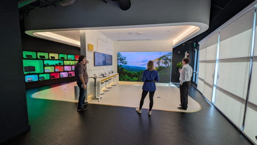 At Google's ChromeOS experience center in San José (Image: invidis)