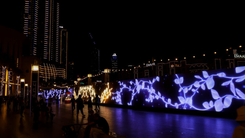 Outdoor Screen at Dubai Mall (Image: Blue Rhine Industries)