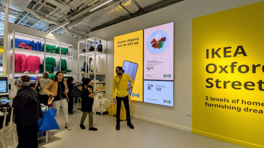 Ikea on London's Oxford Street (Image: invidis)