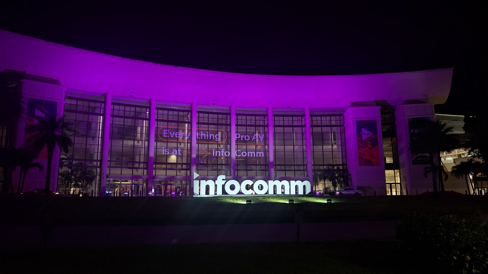 Infocomm 25 at night (Image: invidis)