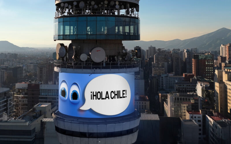 Trison Necsum produced the content now running on the Torre Entel screen. (Image: TRISON NECSUM)