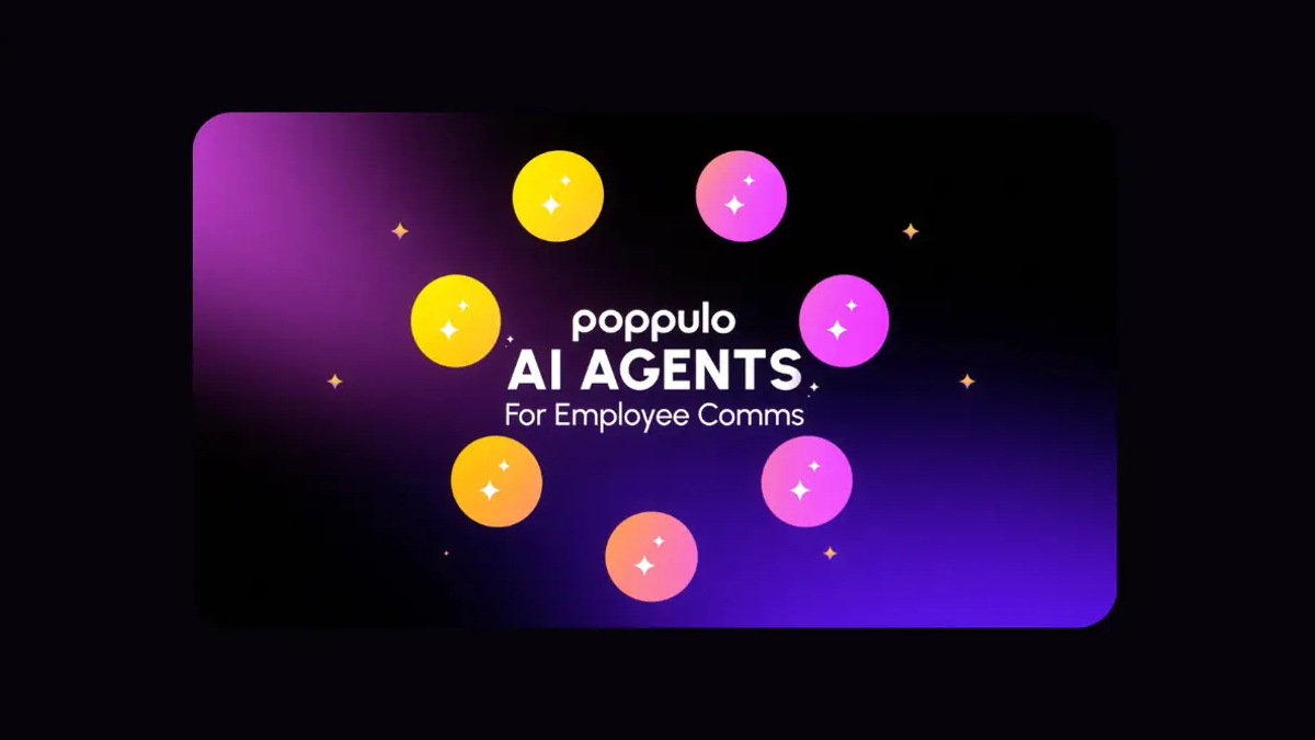 Poppulo's AI agents for employee communications (Image: Poppulo)