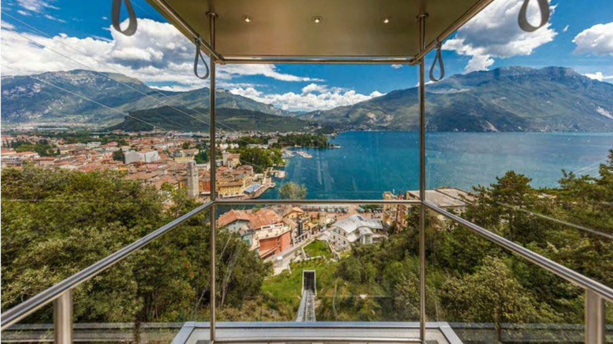 M-Cube's digital lift experience in Palmanova (Image: M-Cube)