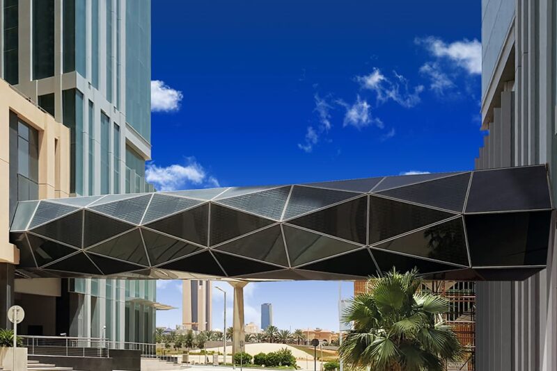 KAFD's sky bridges (Image: Glassbel)